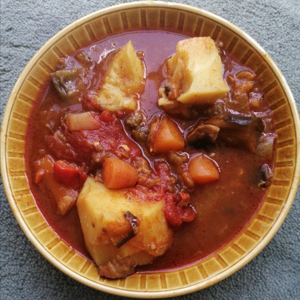 Aubergine Stew | Yatimcheh | یتیمچه - Vegan Middle East