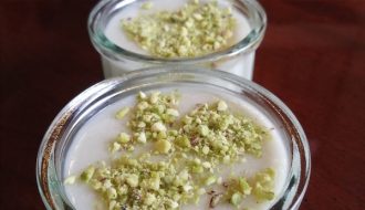 almond milk pudding